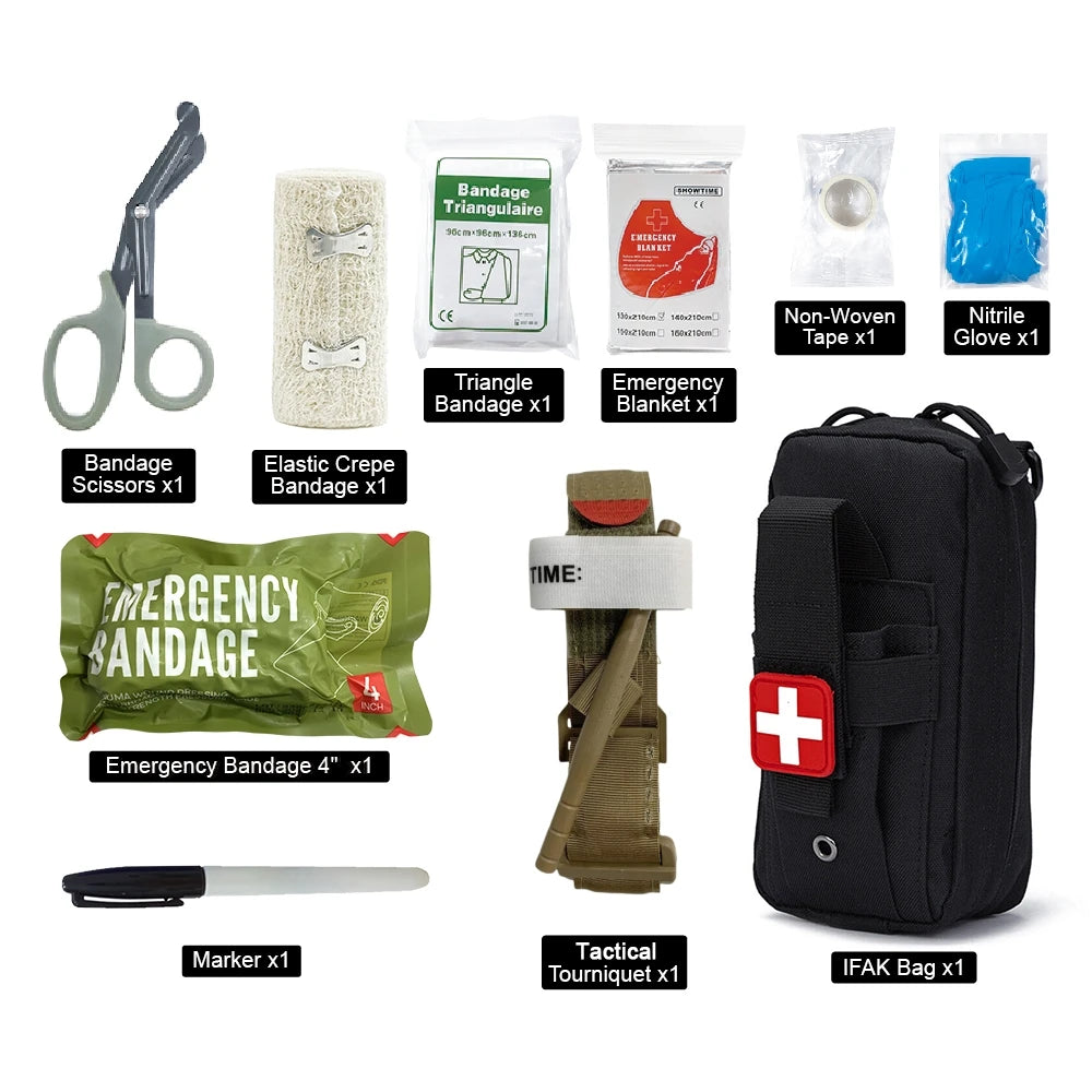 Ultimate Overlevings EHBO Kit - Alles-in-Één Noodhulpset voor Elke Situatie