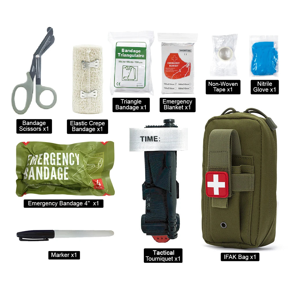 Ultimate Overlevings EHBO Kit - Alles-in-Één Noodhulpset voor Elke Situatie