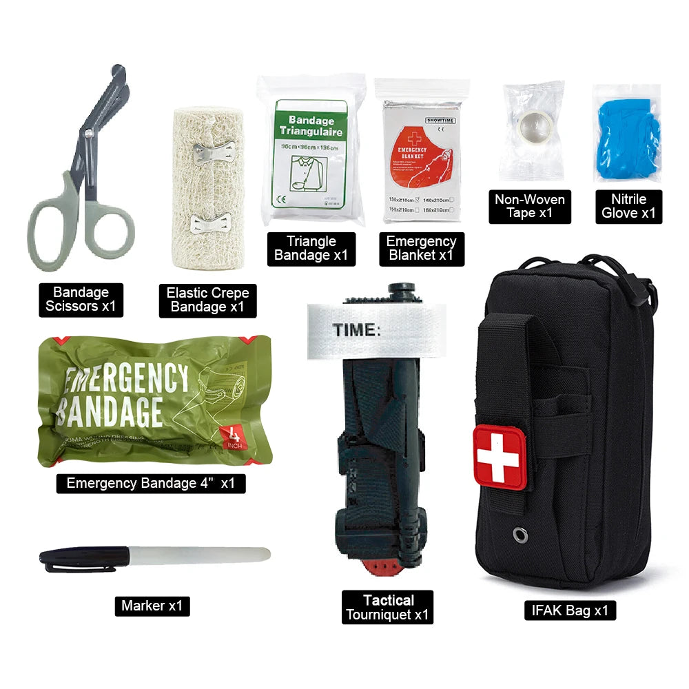 Ultimate Overlevings EHBO Kit - Alles-in-Één Noodhulpset voor Elke Situatie