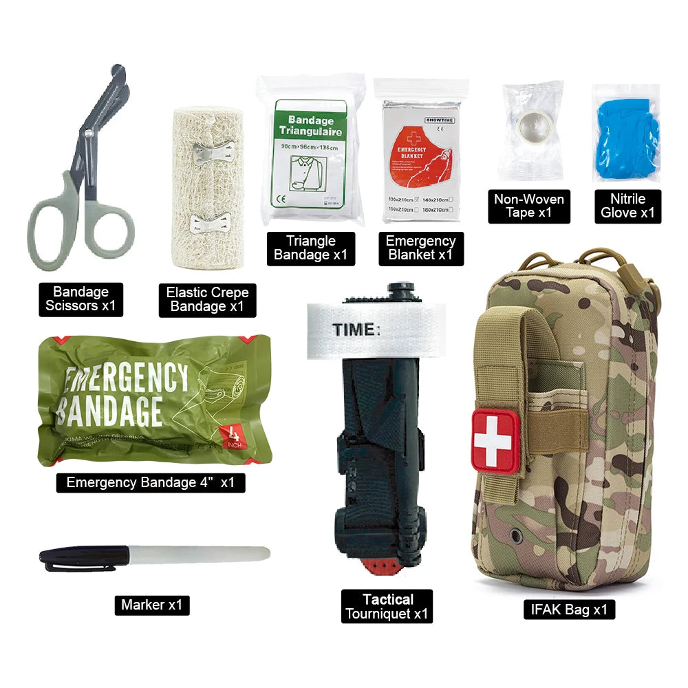Ultimate Overlevings EHBO Kit - Alles-in-Één Noodhulpset voor Elke Situatie
