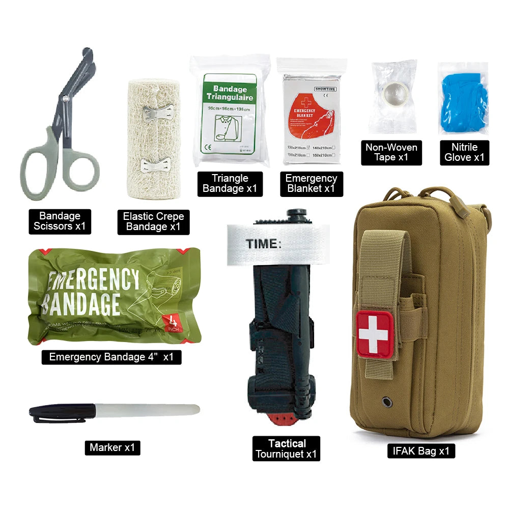 Ultimate Overlevings EHBO Kit - Alles-in-Één Noodhulpset voor Elke Situatie